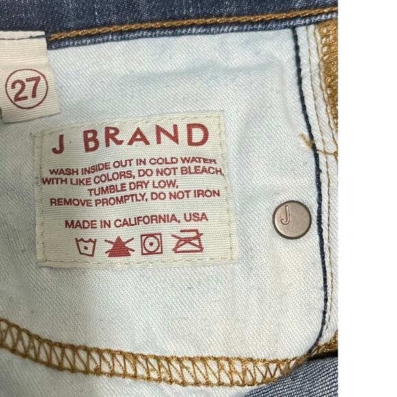 J Brand  Womens The Pencil Leg Jeans Size 27 Skinny Denim Low‎ Rise - Picture 4 of 8